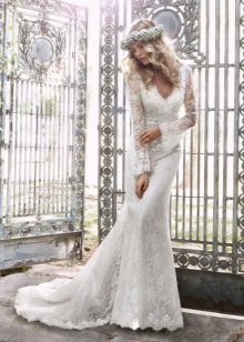 Wedding dress lace