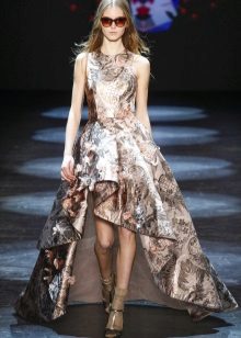 Fitted High-Low Prom Dress