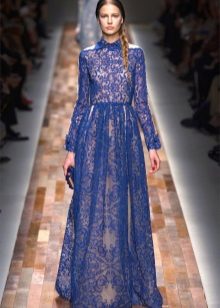 Slim fit shirt dress lace