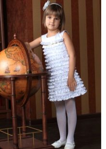 Layered dress for girls 6-8 years old