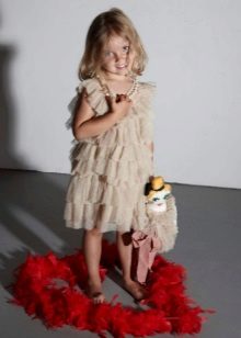 Dress tiered for girls