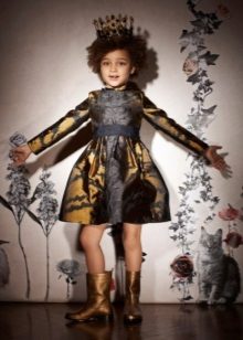Fashionable dress for girls 6-8 years old
