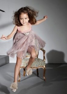 Designer chiffon dress for girls