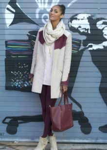 Coklat coklat ke pakaian putih