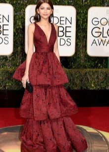 Robe à la mode 2016 Marsala