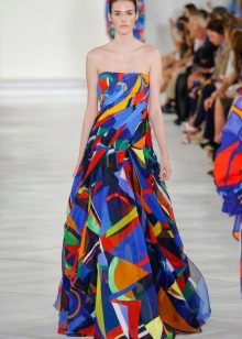 Robe bando couleur printemps-été 2016 à la mode