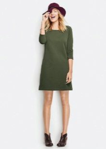 green footwear dress