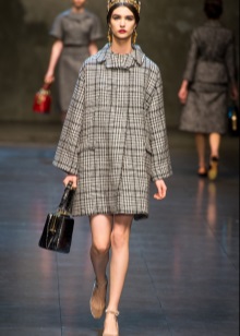 tweed dress and coat