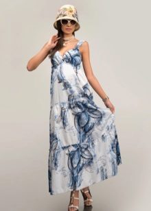 Batista sundress with a large pattern
