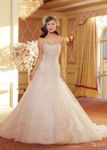 sophisticated organza wedding dress