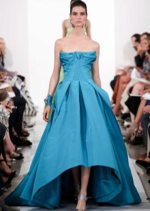 aquamarine organza dress