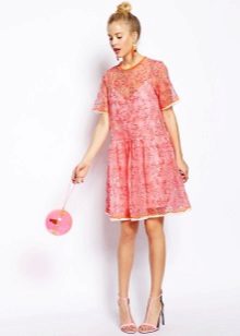 pink organza dress