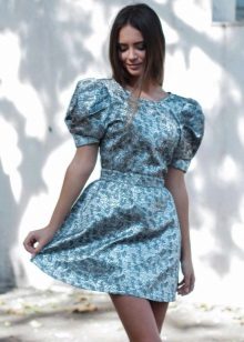 pigeon brocade summer dress