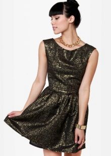 light brocade dress