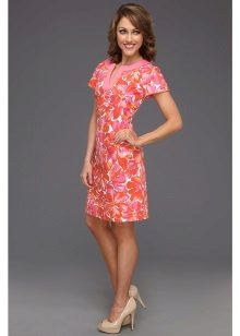 delicate dress with a floral print