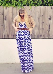 cinturó per vestir blanc i blau