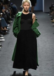 Coat for a long evening dress