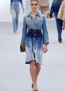 Denim Shirt Dress Bag