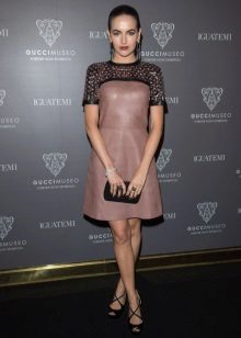 A choice of jewelry for a leather dress