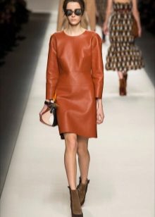 Brown leather dress shoes for every day