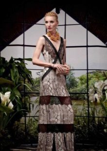 Print Lace Evening Dress Accessories