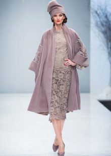 a coat to match the midi lace dress