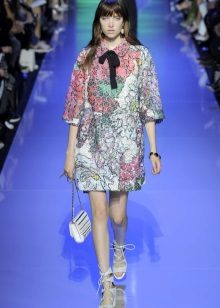 Bag and shoes for a short dress-shirt