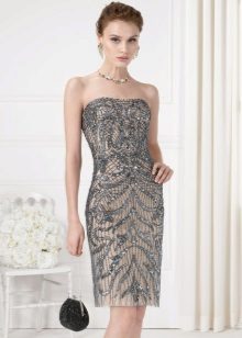 Clutch for a gray evening dress