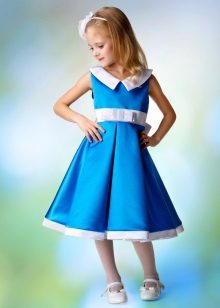 Graduation dress in kindergarten blue