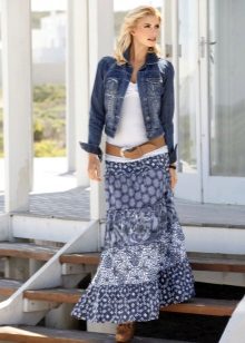 light skirt with frill