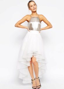 Sandals for a skirt with frill