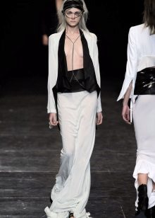 white pencil skirt on the floor