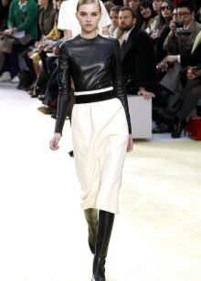 white yuba pencil with black top under the skin