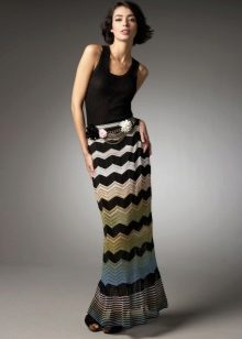 bright floor pencil skirt