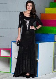 kadife siyah zemin etek