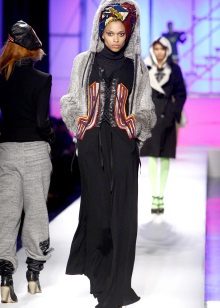 sonbahar siyah uzun etek