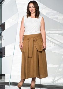long sand skirt for overweight women