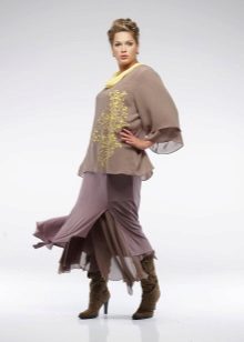 spectacular layered skirt for full