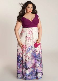 floral maxi skirt for overweight women