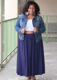 long summer skirt for overweight women