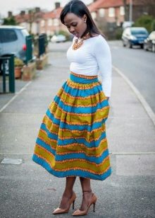 Skirts suitable for women with a figure like Pear
