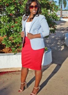 Apple Girl Pencil Skirt