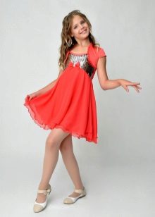 Empire style cocktail dress for girls