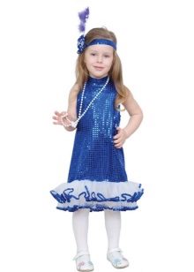 Retro hairstyle for a cocktail dress for a girl