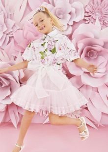 Cocktail shirt dress for girls