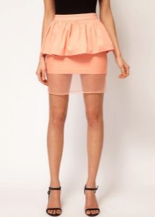 Breathable Peplum Skirt