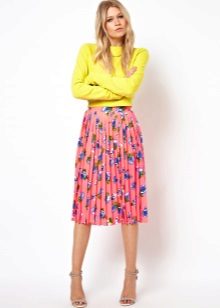 Bright skirt for summer