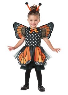 New Year's dress for a girl 2 years old butterfly
