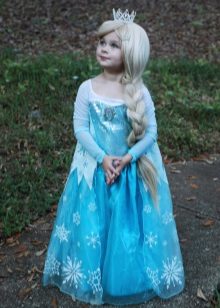 New Year's dress for the girl Elsa
