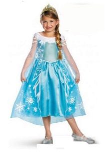 New Year's dress Cinderella for the girl blue